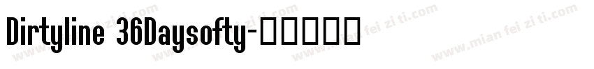 Dirtyline 36Daysofty字体转换